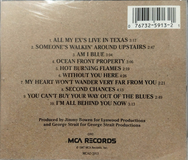 George Strait : Ocean Front Property (CD, Album, Club)