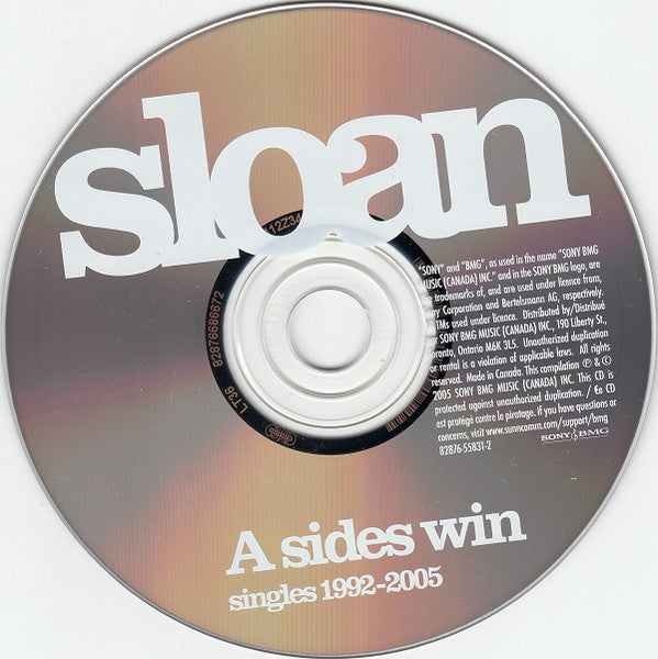 Sloan (2) : A Sides Win: Singles 1992-2005 (CD, Comp, Copy Prot., Enh + DVD-V, Comp + Dlx)