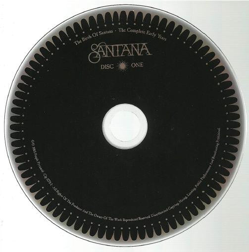 Santana : The Birth Of Santana: The Complete Early Years (3xCD, Comp, Gol)