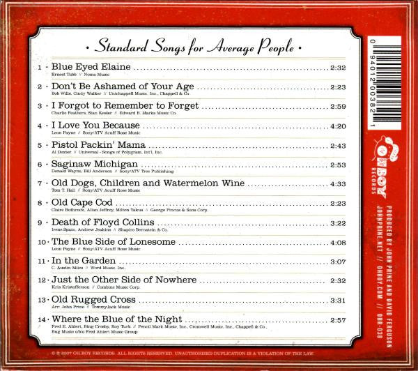 John Prine & Mac Wiseman : Standard Songs For Average People (CD, Album, Dig)