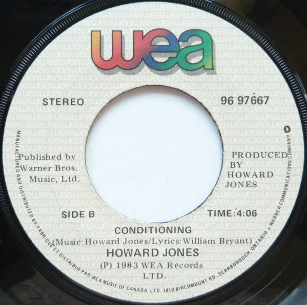 Howard Jones : New Song (7", Single)