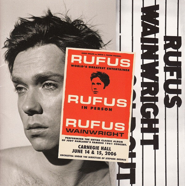 Rufus Wainwright : Rufus Does Judy At Carnegie Hall (2xCD, Album)