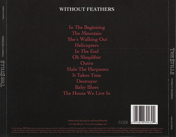 The Stills : Without Feathers (CD, Album)