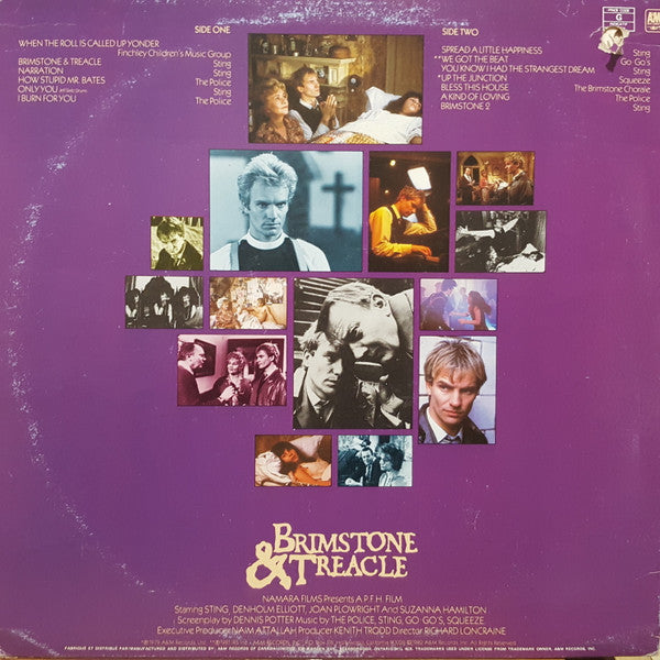 Various : Brimstone & Treacle (Original Soundtrack Album) (LP, Album)