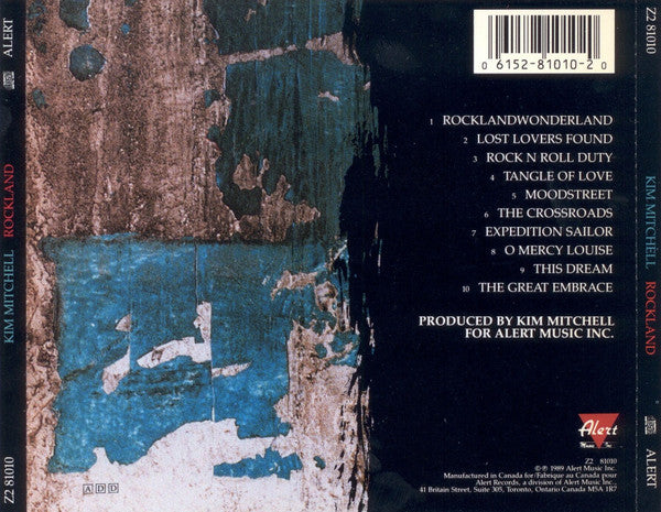 Kim Mitchell : Rockland (CD, Album)