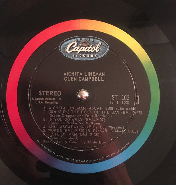 Glen Campbell : Wichita Lineman (LP, Album)