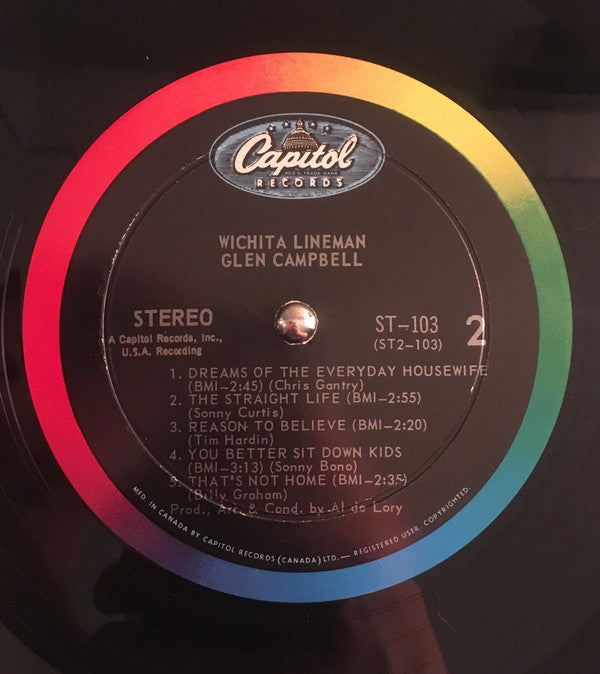 Glen Campbell : Wichita Lineman (LP, Album)