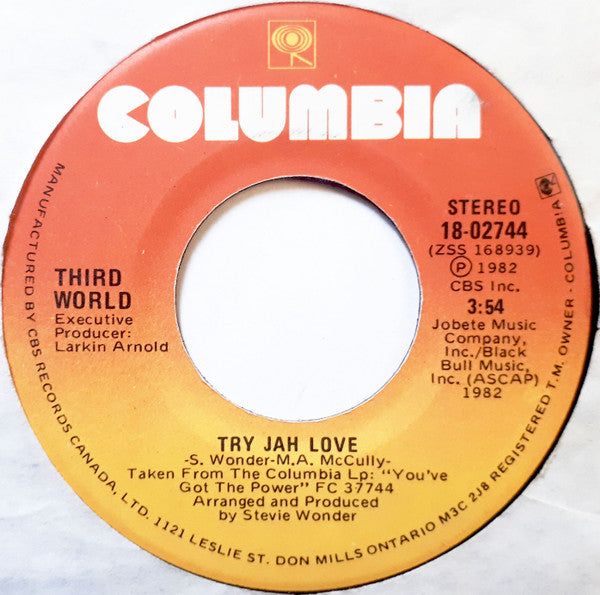 Third World : Try Jah Love (7", Single)
