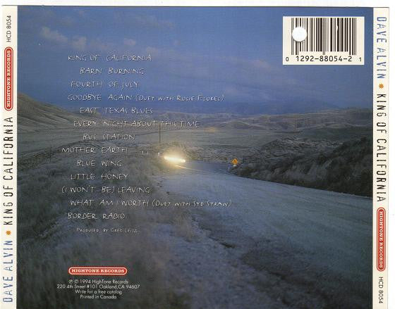 Dave Alvin : King Of California (CD, Album)