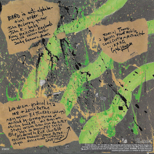 Cyndi Lauper : Money Changes Everything (Live) (7", Single)