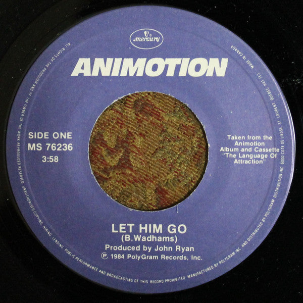 Animotion : Let Him Go (7", Single)
