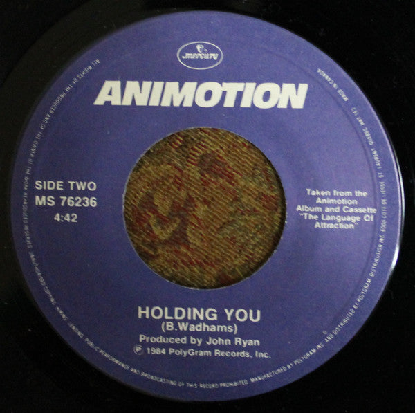 Animotion : Let Him Go (7", Single)