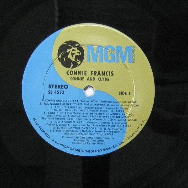 Connie Francis : Connie & Clyde (Hit Songs Of The Thirties) (LP, Album, MGM)