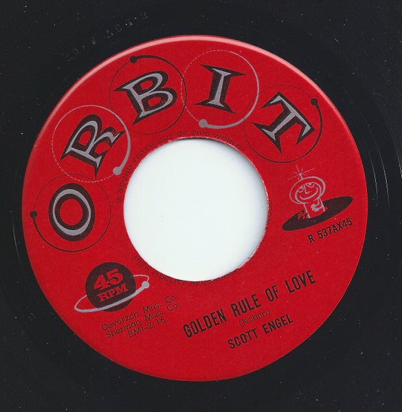 Scott Engel : Golden Rule Of Love (7", Single, Mono)