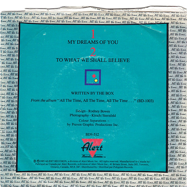 The Box (4) : My Dreams Of You (7", Single)