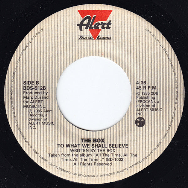 The Box (4) : My Dreams Of You (7", Single)