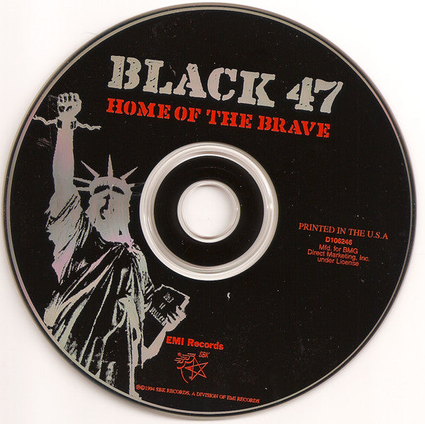 Black 47 : Home Of The Brave (CD, Album, Club)