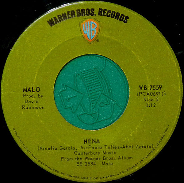 Malo (2) : Suavecito / Nena (7", Single)