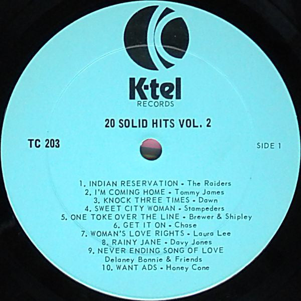 Various : 20 Solid Hits Volume II (LP, Comp)