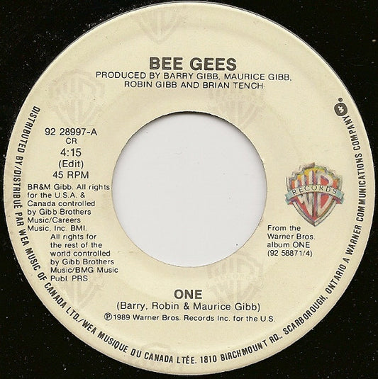 Bee Gees : One (7")