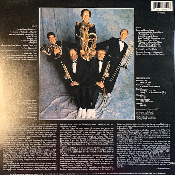 The Canadian Brass : Strike Up The Band (The Canadian Brass Plays George Gershwin) (LP)