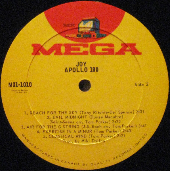 Apollo 100 : Joy (LP, Album)