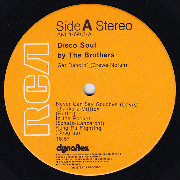 The Brothers : Disco-Soul (LP, Album, Mixed)