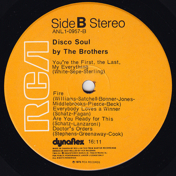 The Brothers : Disco-Soul (LP, Album, Mixed)