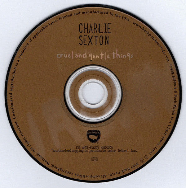 Charlie Sexton : Cruel And Gentle Things (CD, Album)