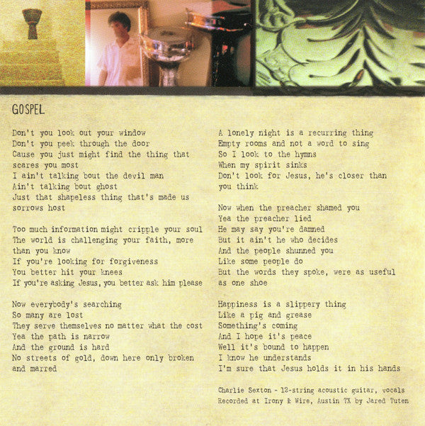 Charlie Sexton : Cruel And Gentle Things (CD, Album)