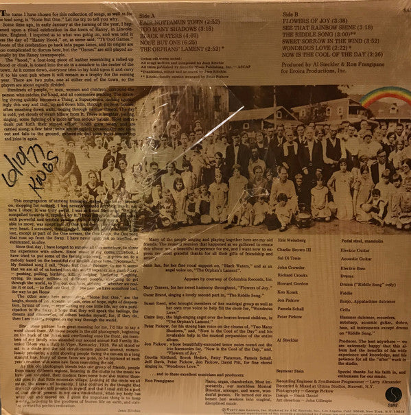 Jean Ritchie : None But One (LP, Album)