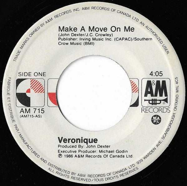 Véronique* : Make A Move On Me / Toute La Nuit (7", Single)