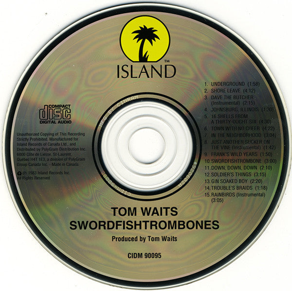 Tom Waits : Swordfishtrombones (CD, Album, RE)