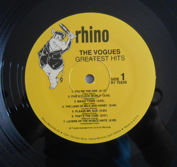 The Vogues : Greatest Hits (LP, Comp)