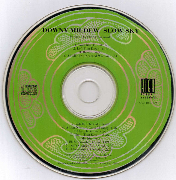 Downy Mildew : Slow Sky (CD, Album)