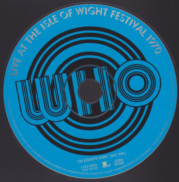 The Who : Live At The Isle Of Wight Festival 1970 (2xCD, Album, Club)