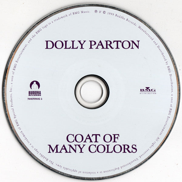 Dolly Parton : Coat Of Many Colors (CD, Album, RE, RP)