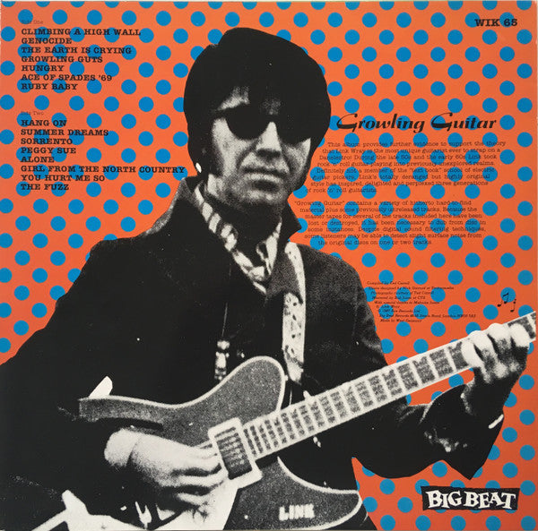 Link Wray : Growling Guitar (LP, Comp)