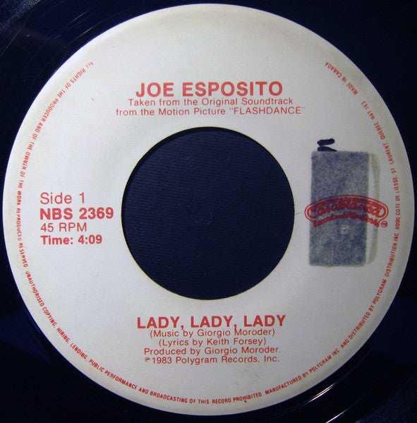 Joe Esposito / Shandi Sinnamon : Lady, Lady, Lady / He's A Dream (7")