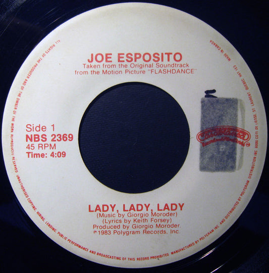 Joe Esposito / Shandi Sinnamon : Lady, Lady, Lady / He's A Dream (7")