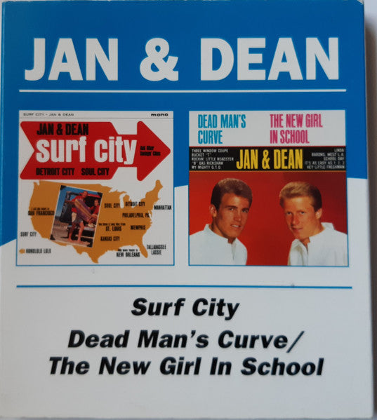 Jan & Dean : Surf City - Dead Man's Curve/New Girl In School (CD, Comp, RM, Sli)