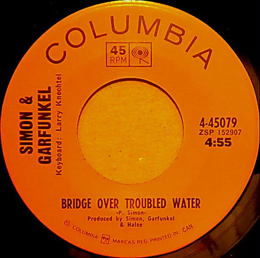 Simon & Garfunkel : Bridge Over Troubled Water (7")