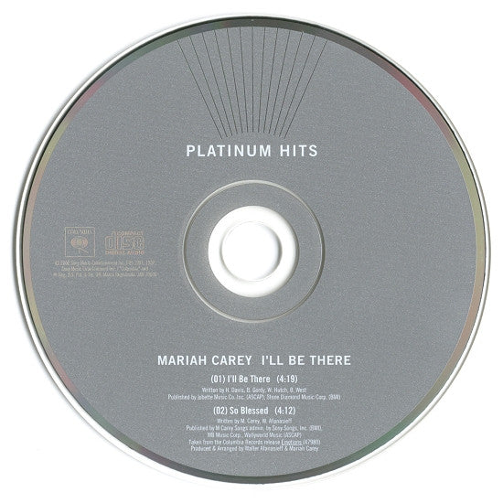 Mariah Carey : I'll Be There (CD, Single, RE)