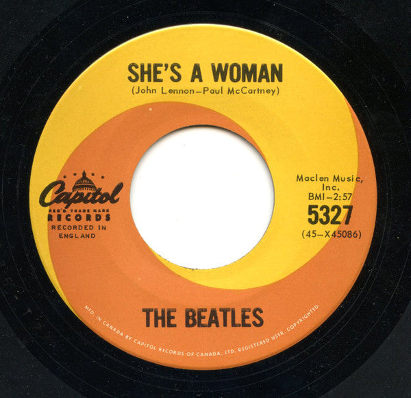 The Beatles : I Feel Fine (7", Single)