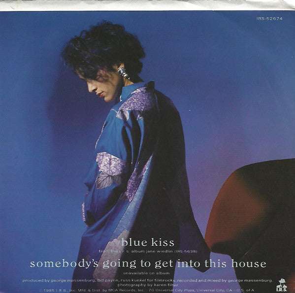 Jane Wiedlin : Blue Kiss (7", Promo, Pin)