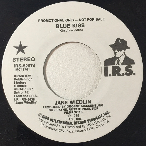 Jane Wiedlin : Blue Kiss (7", Promo, Pin)