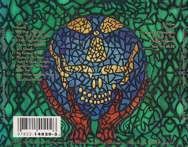 Grateful Dead* : Hundred Year Hall (2xCD, Album, DIS)