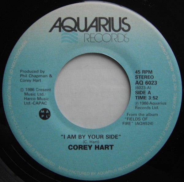Corey Hart : I Am By Your Side (7", Single)