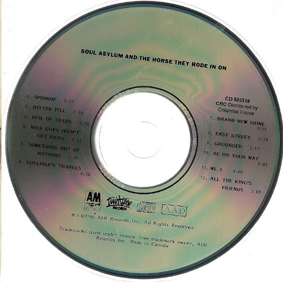 Soul Asylum (2) : And The Horse They Rode In On (CD, Album, Club)