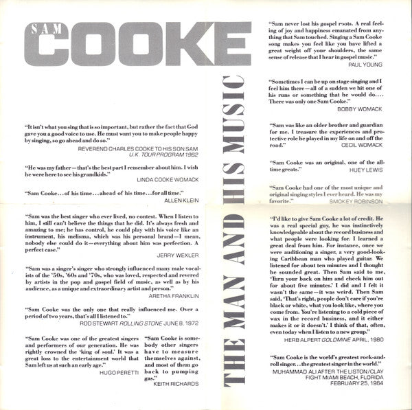 Sam Cooke : The Man And His Music (CD, Comp, RM)